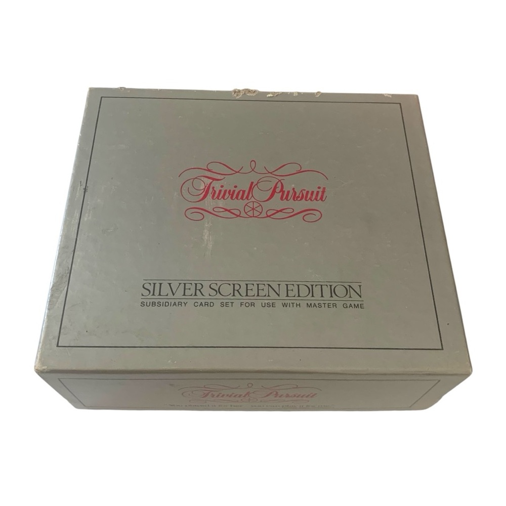 VTG Trivial Pursuit Silver Screen Edition Game Expansion Card Set Movies